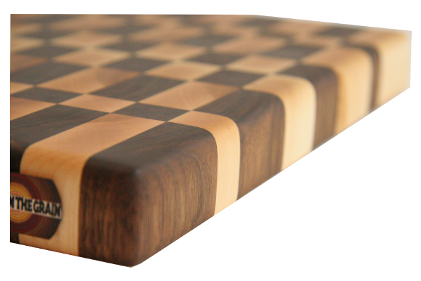 Wood Cutting Board Checkered Pattern – Between the Grain Carpentry