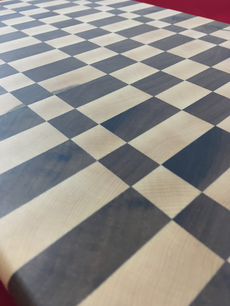 Wood Cutting Board Checkered Pattern – Between the Grain Carpentry