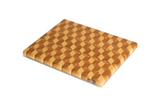 tumbling block 3d pattern cutting board with maple, cherry, and ash
