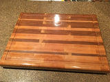 Shrink wrapped hardwood cutting board